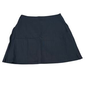 Girlfriend Collective Black Sport Skort Size XL New with tags 4018